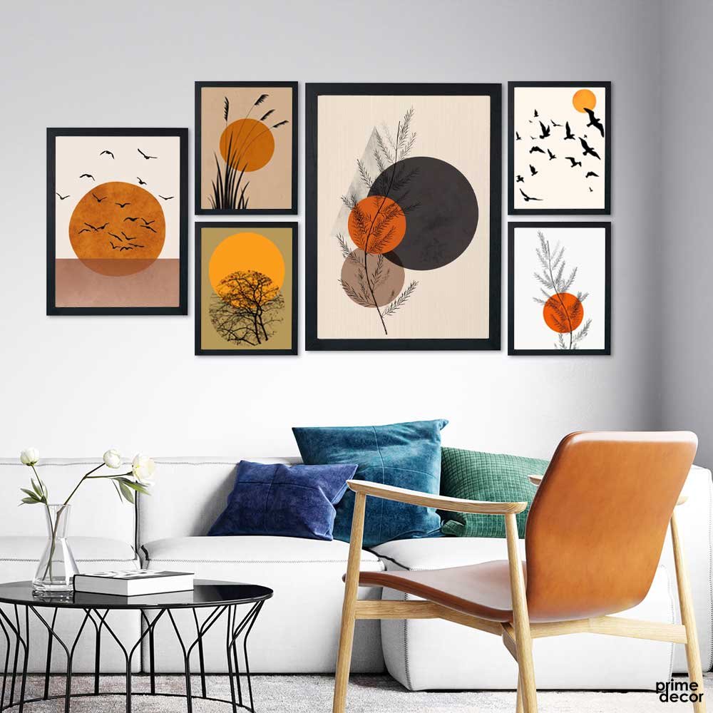 Boho Art Collection (6 Panel) Wall Art