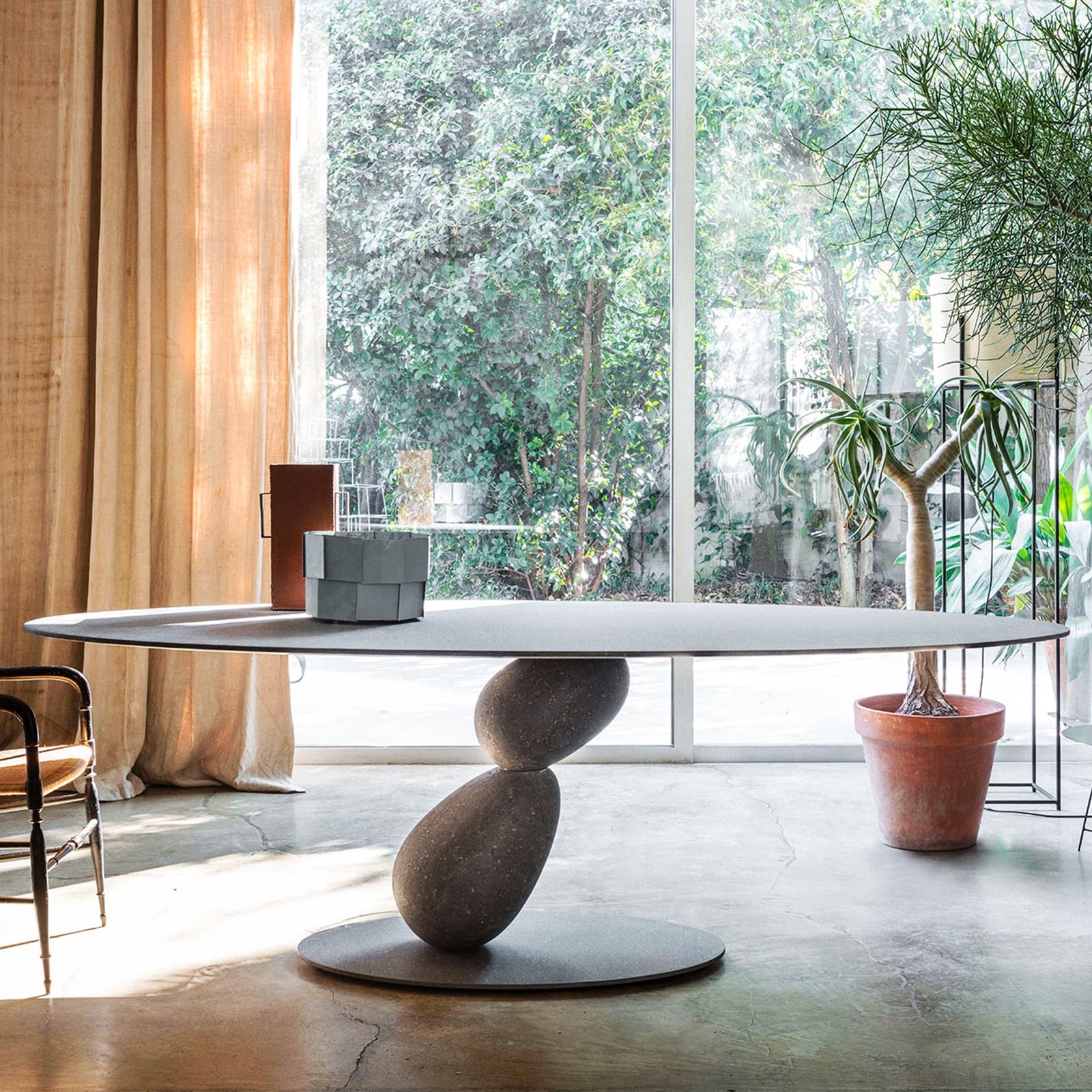 Oval Dining Table MATERA by Sebastiano Tosi for Mogg
