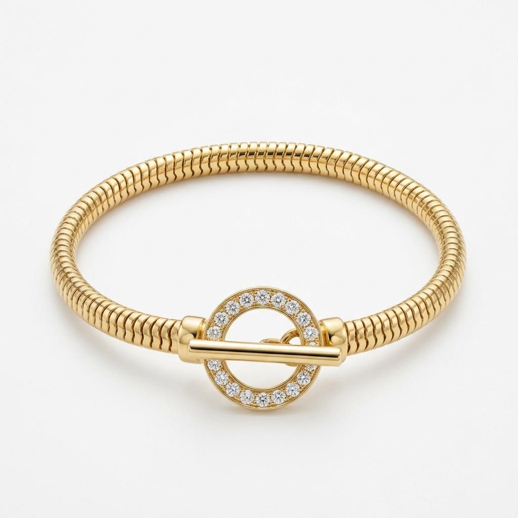 CircleToggle Flexible Bangle Bracelet
