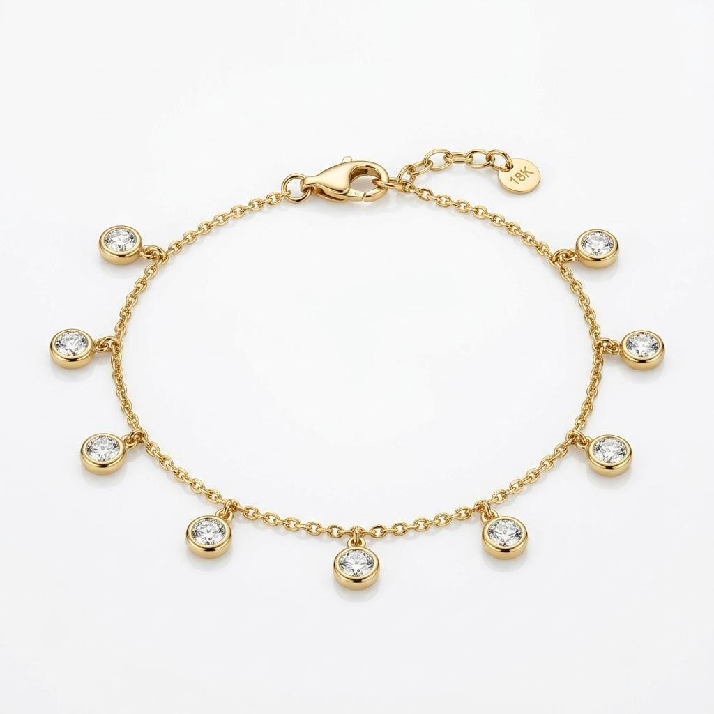 Dangling Diamond Bracelet