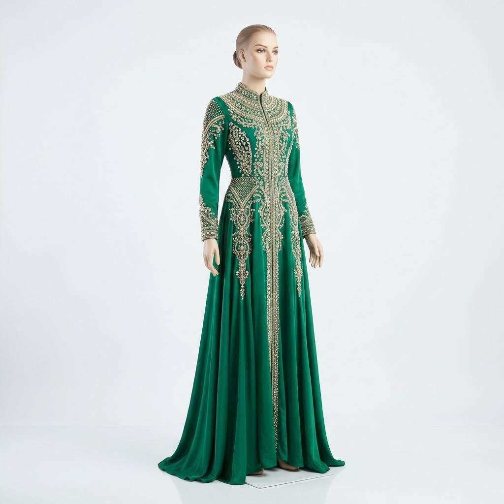 Jalabiya Evening Gown