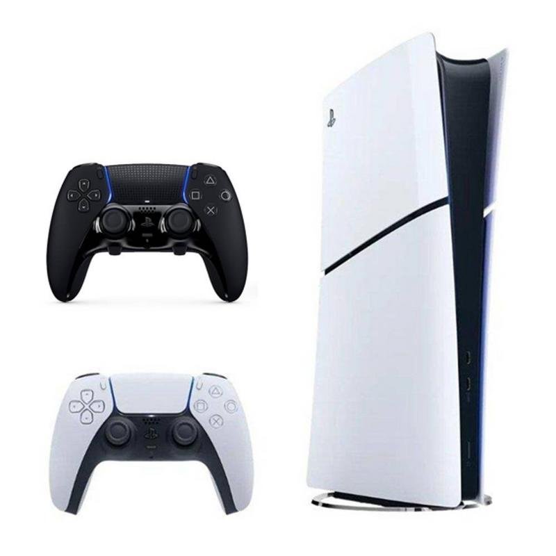 PlayStation 5 Slim - E Chassis Digital Console + DualSense Edge Controller - Midnight Black