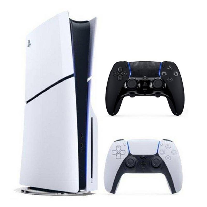 PlayStation 5 Slim - E Chassis Disc Console + DualSense Edge Controller - Midnight Black