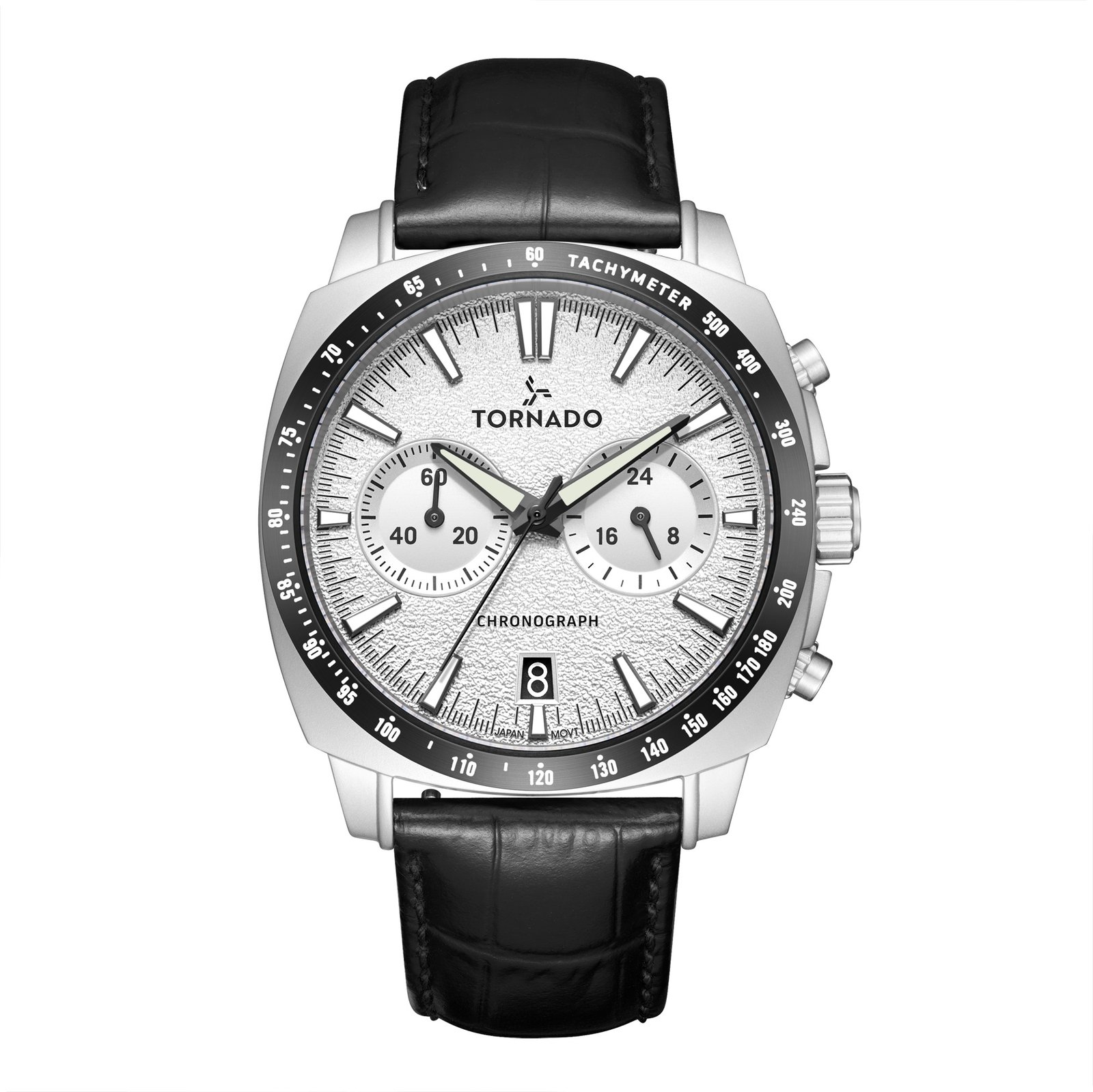 Tornado Men Chronograph Fn White Dial T25104S-SLBW-B