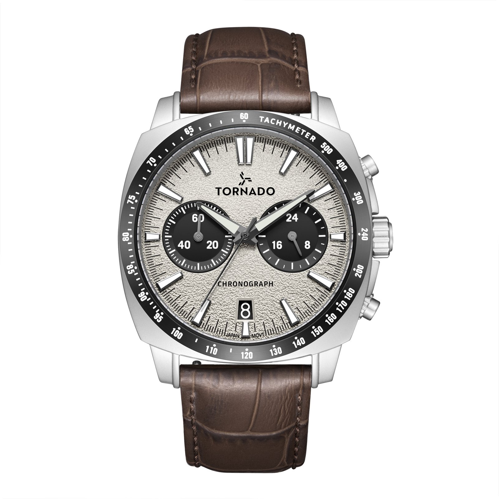Tornado Men Chronograph Fn Ivory Dial T25104S-SLDI-D