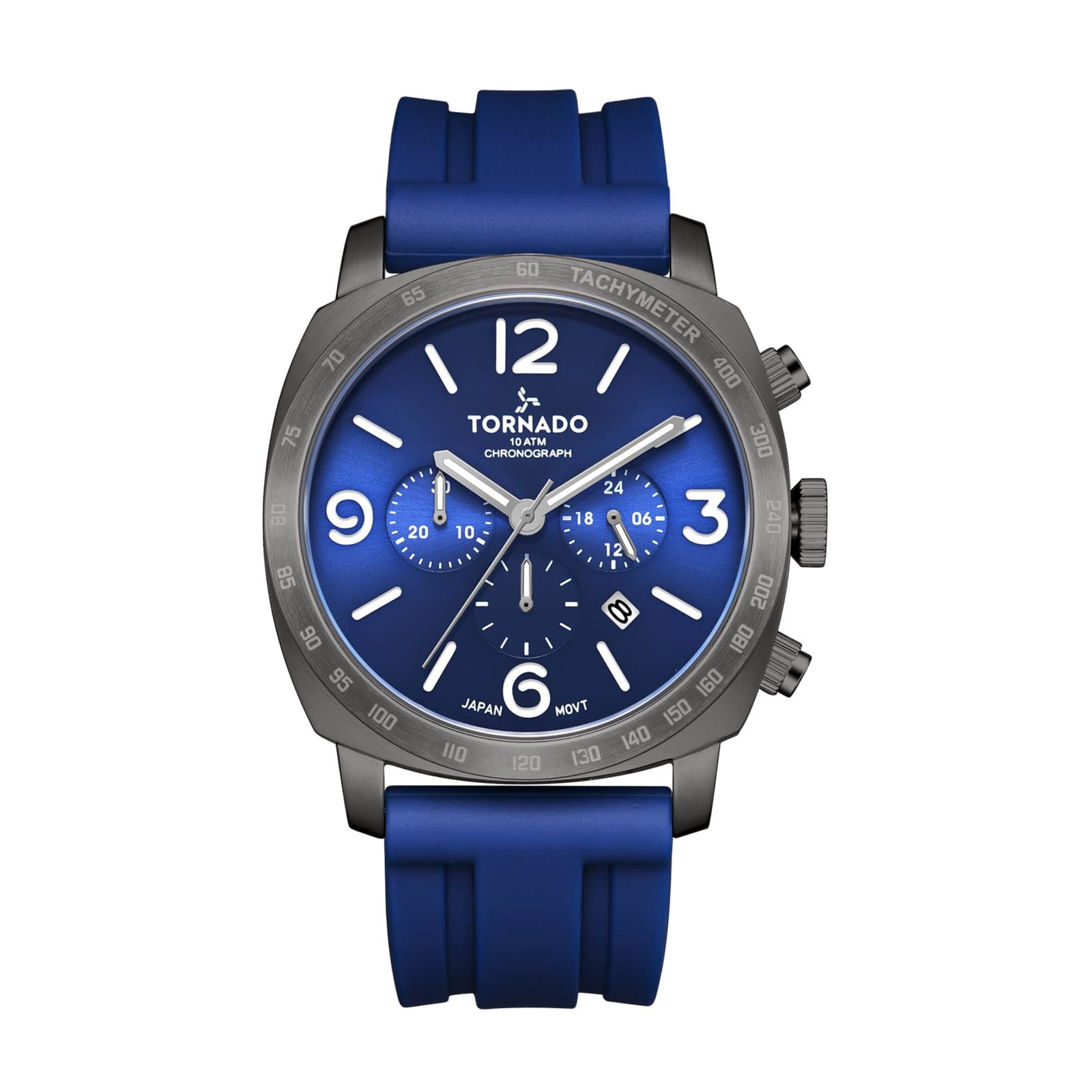 Tornado Men's Analog Blue Dial Watch - T9102-XSNN